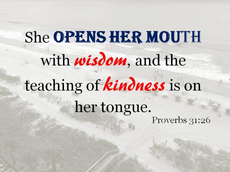 Proverbs 31 26